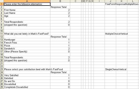 export online survey data